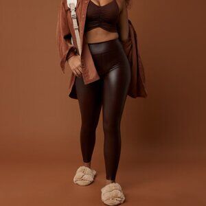 NWT - OFFLINE By Aerie Real Luxe Faux Leather Legging